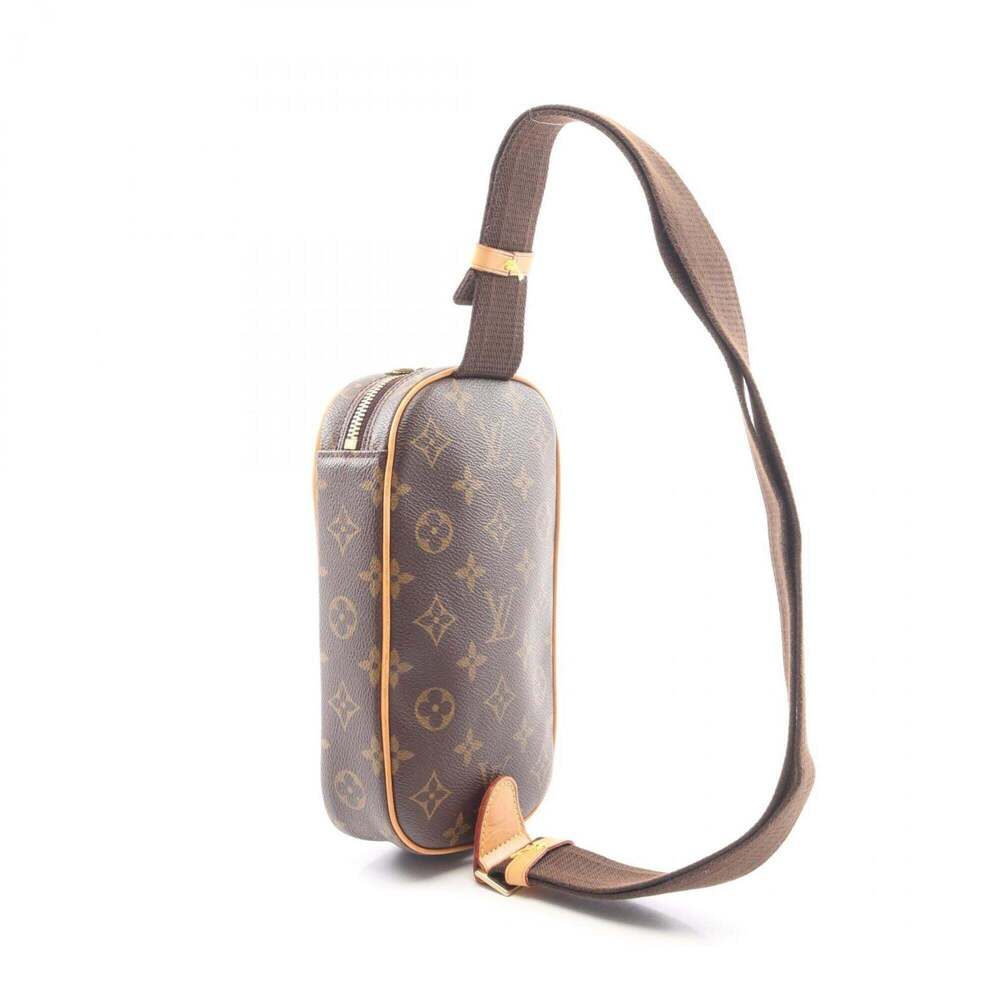 LOUIS VUITTON Brown Monogram Leather Pochette Fanny Pack - Picture 2 of 10